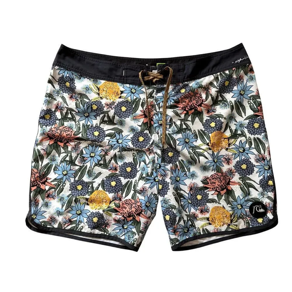 Quicksilver Swim Trunks Bathing Suit Men's Size 38
